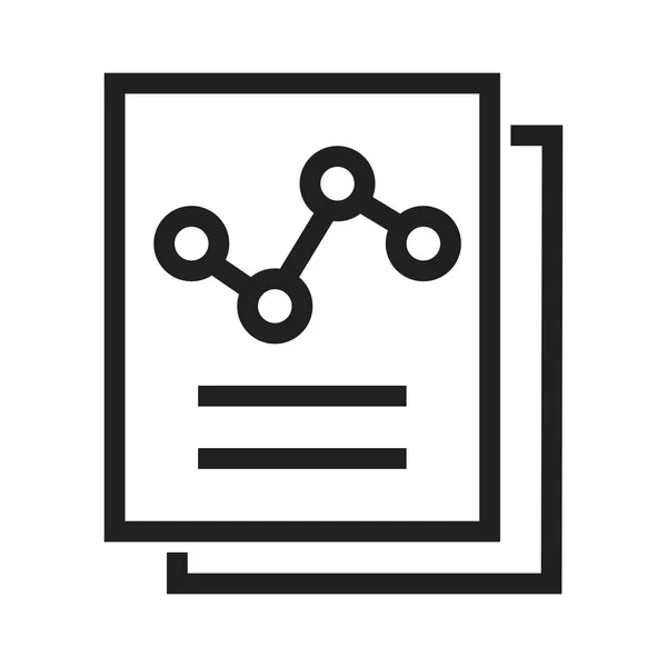 Reports, business statistics Icon — Stok Vektör