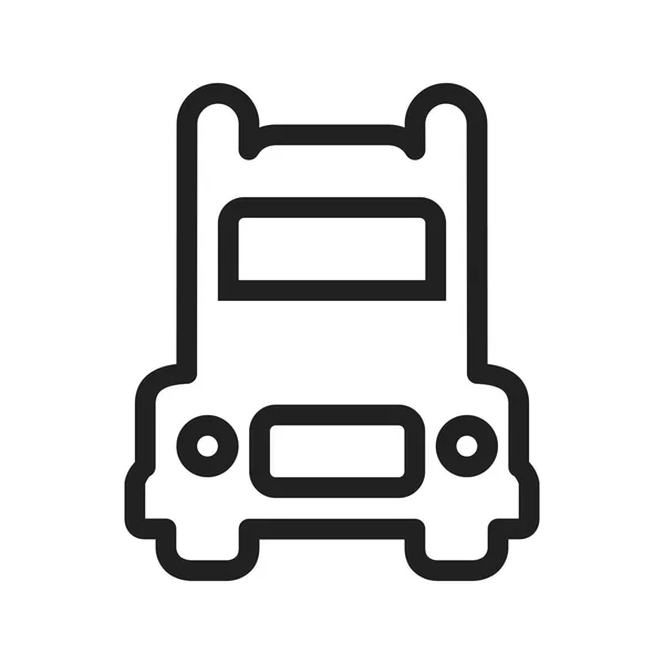 Camion, véhicule cargo Icône — Image vectorielle