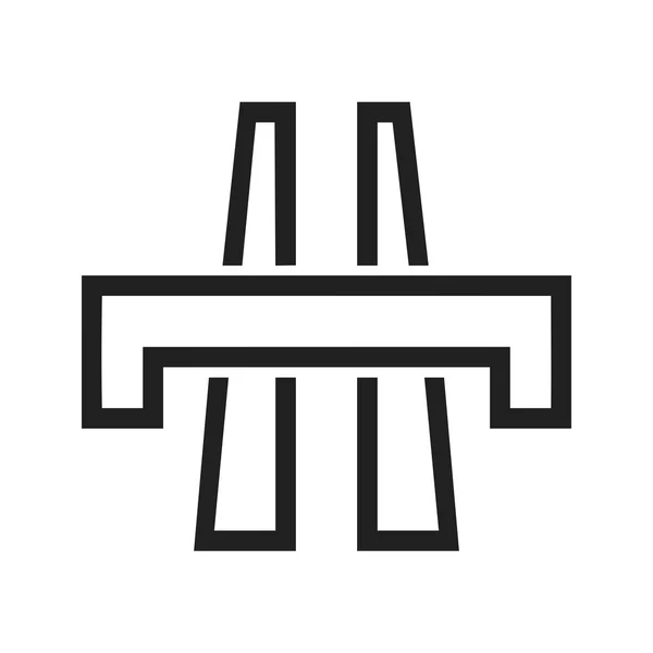 Bridge, gate Icon — ストックベクタ