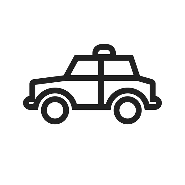 Police Car Icon — Stock Vector