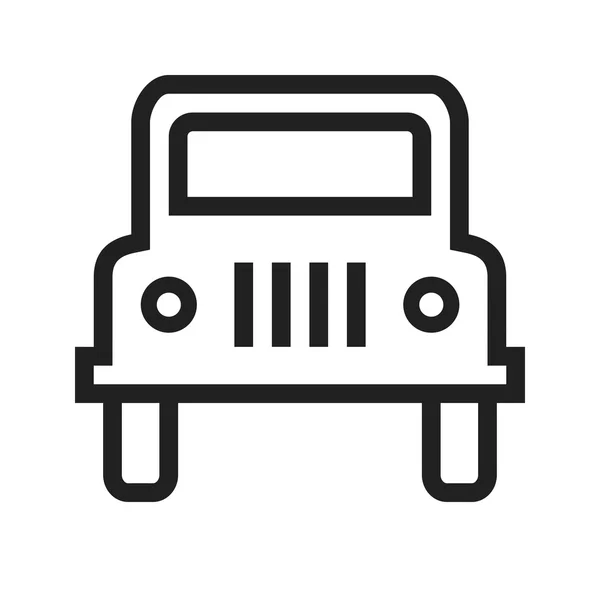Vehicle, car, suv Icon — 图库矢量图片