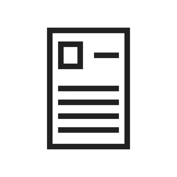 Formulario de solicitud Icono — Vector de stock