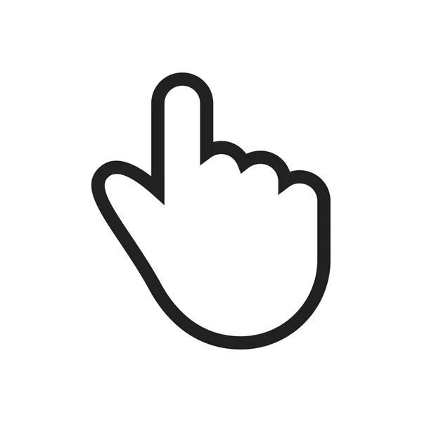 Herramienta de mano, icono del cursor — Archivo Imágenes Vectoriales