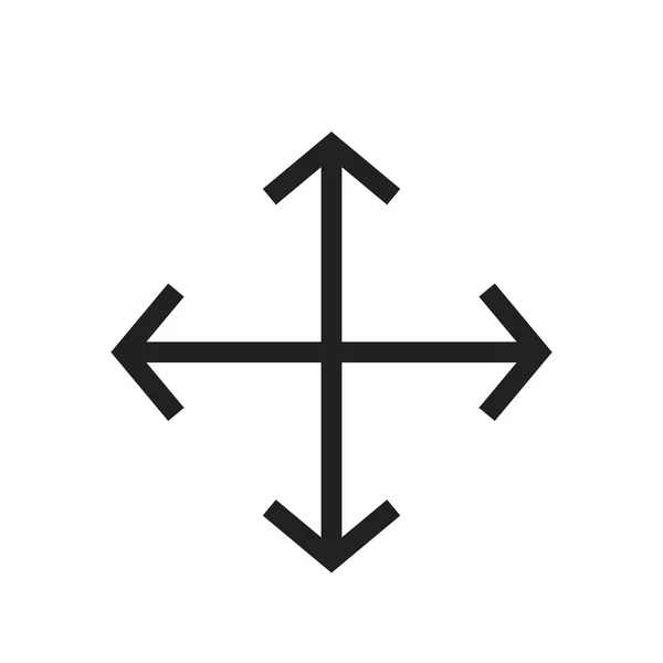 Verplaatsen, navigatie pictogram — Stockvector