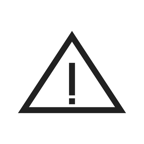 Warning, danger icon — Stok Vektör