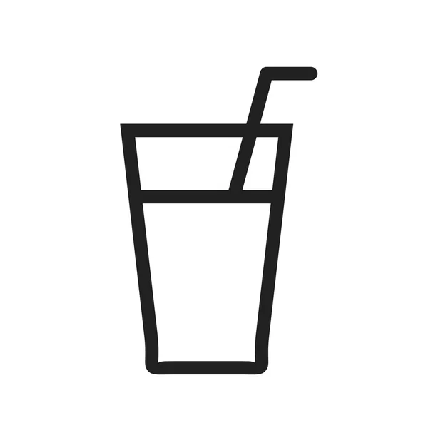 Soft drink, cocktail icon — Διανυσματικό Αρχείο