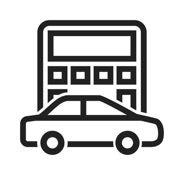 Car Calculation icon — Stockvector