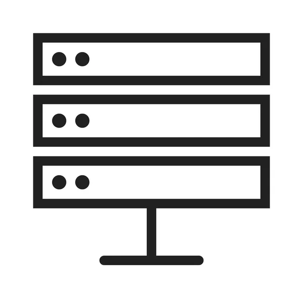 Daten, Server-Symbol — Stockvektor