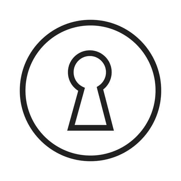 Κλειδαριά, εικονίδιο ασφαλείας — Διανυσματικό Αρχείο