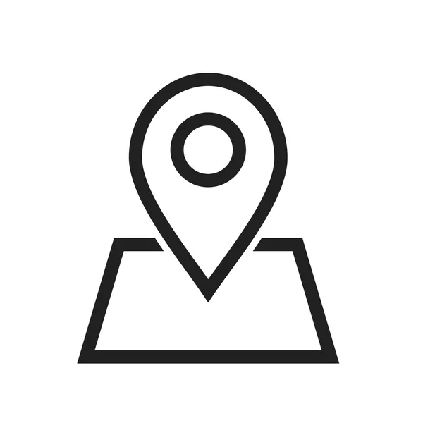 Map and location Icon — Stock Vector