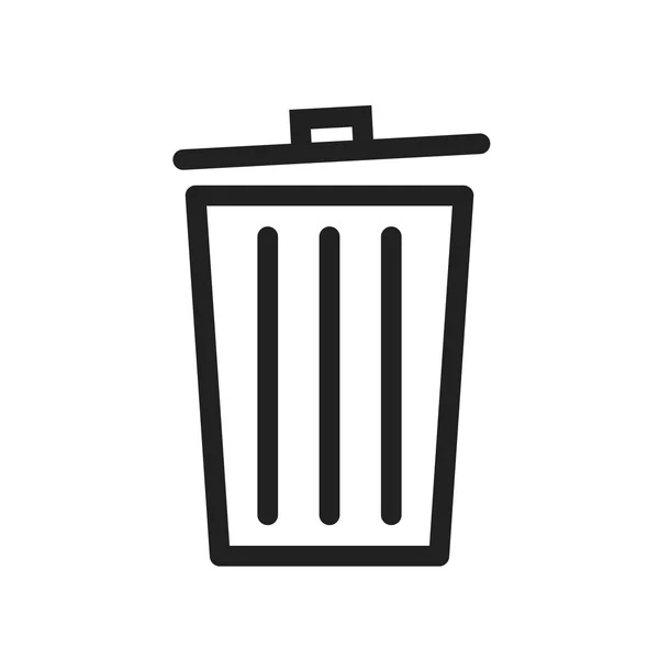 Εικονίδιο κάδου ανακύκλωσης — Διανυσματικό Αρχείο