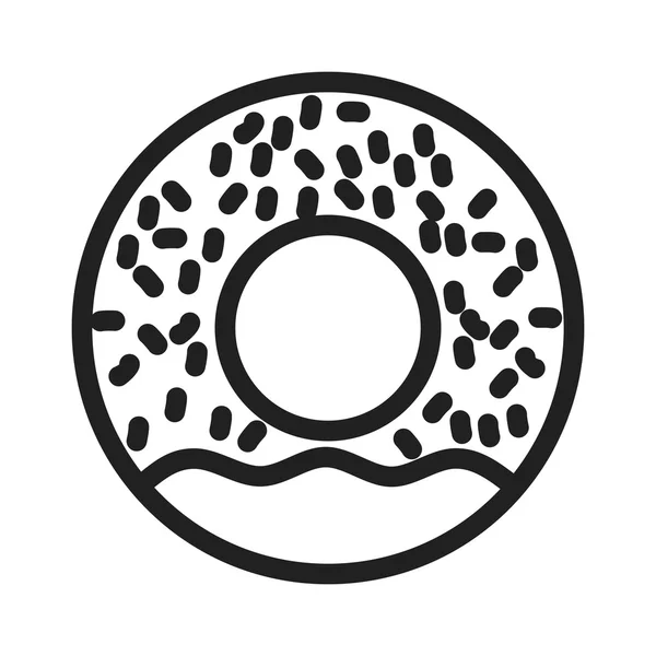 Donut. — Vector de stock