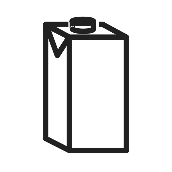 Mjölk box — Stock vektor