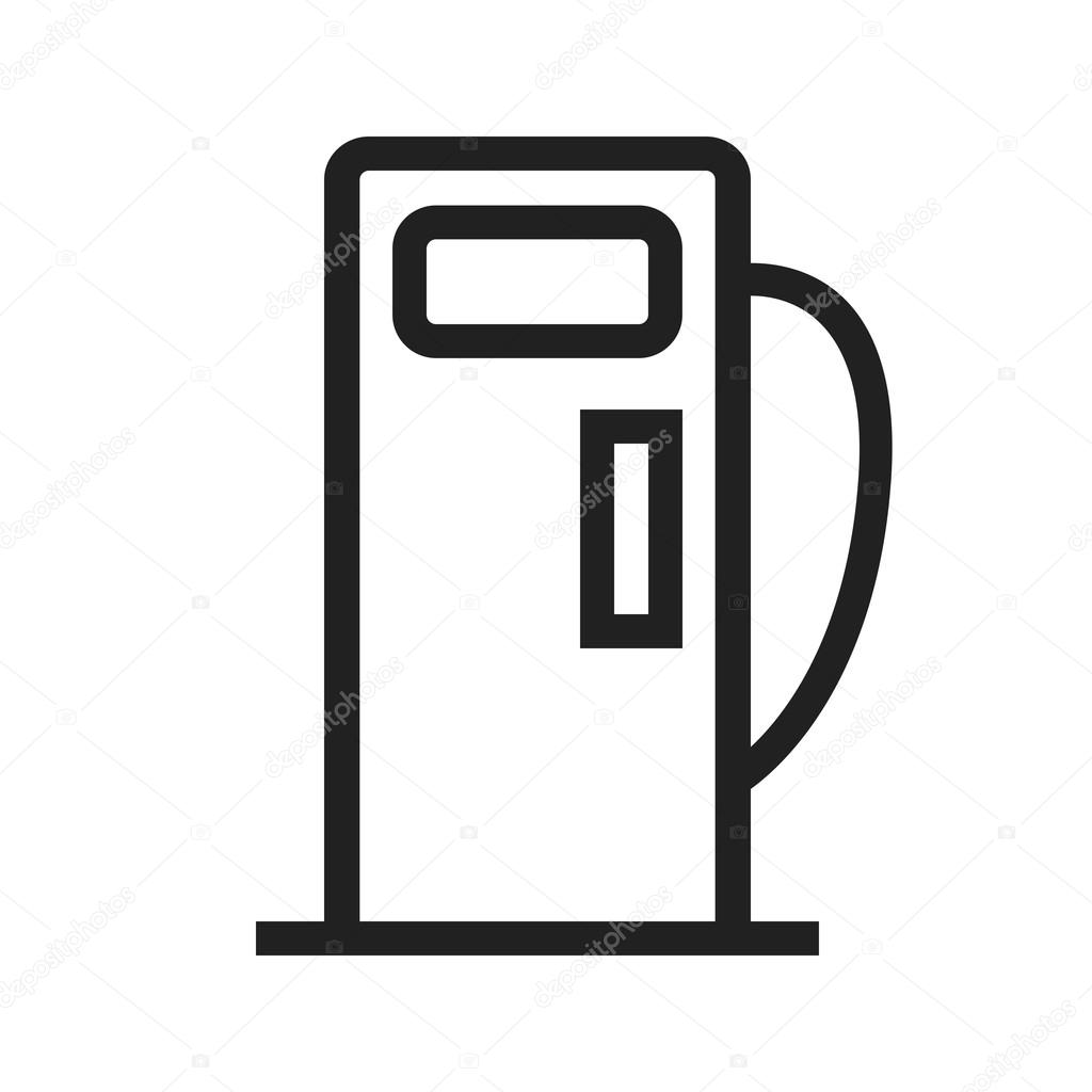 Petrol Pump Icon Stock Vector Image By C Iconbunny 77352682