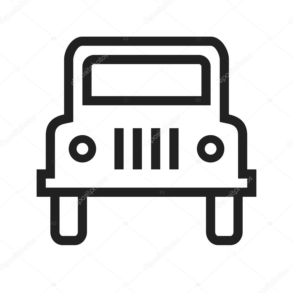 Vehicle, car, suv Icon