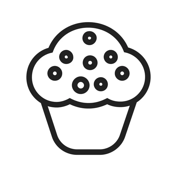 Cupcake — Stockvektor