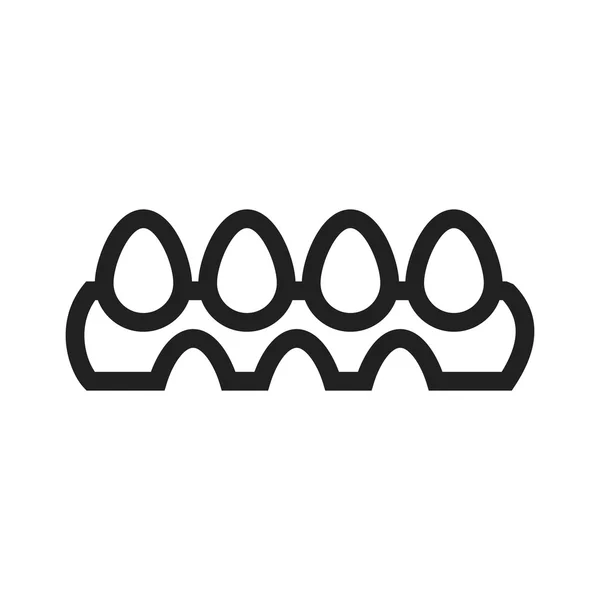 Bandeja de ovos — Vetor de Stock