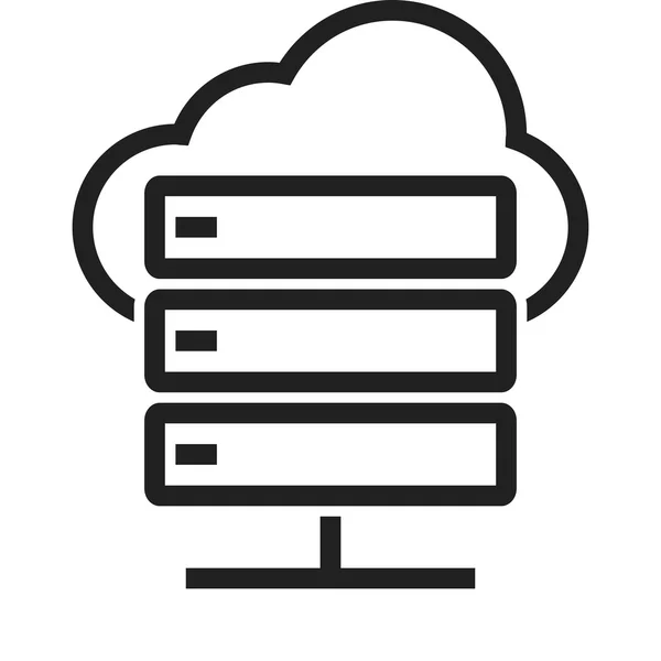 Cloud computing — Stockvector