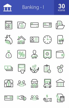 Banking, finance icon