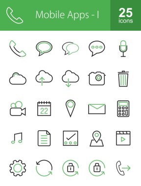 Mobil uygulamalar, web simgeler