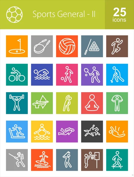 Sports and Fitness icons set