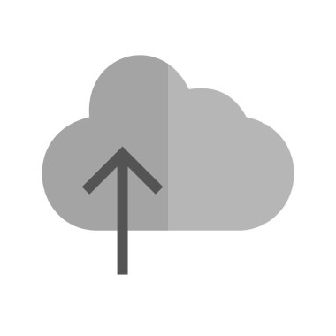 Yukarı ok ile bulut