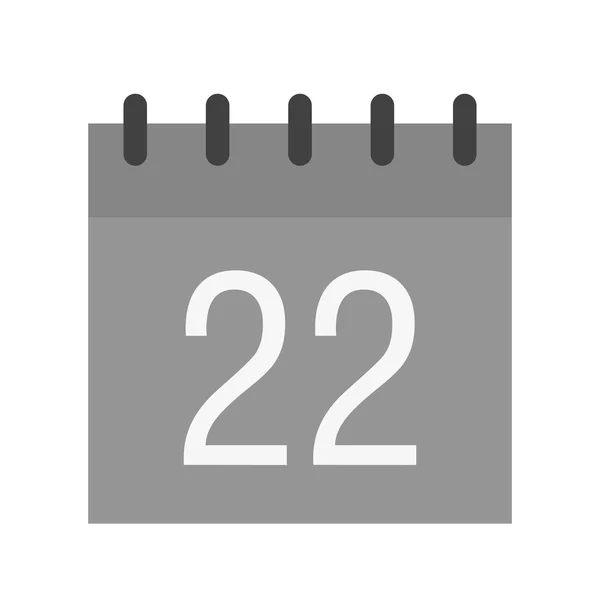 Kalender, tid ikonen — Stock vektor