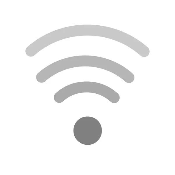 Señales Wifi, icono inalámbrico — Archivo Imágenes Vectoriales