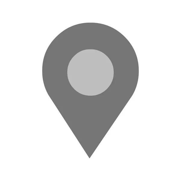Serviço de localização, ícone de pino de mapa — Vetor de Stock
