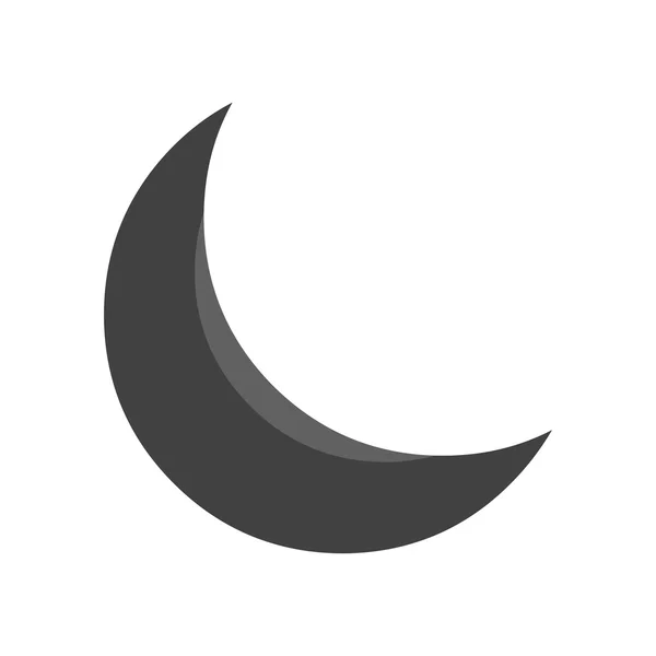 No molestar, icono de la luna — Vector de stock