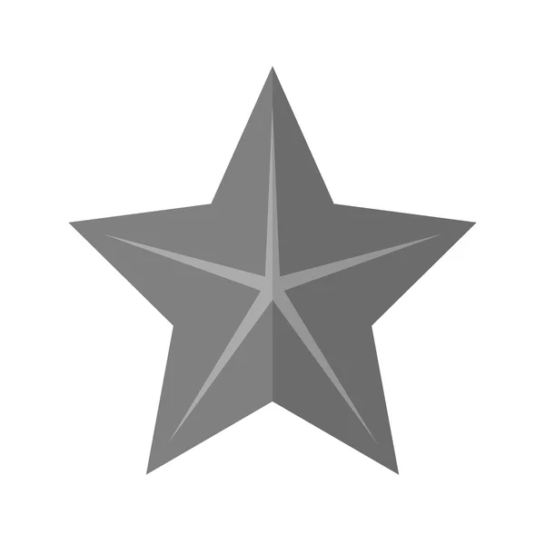 Vánoční hvězda ikona — Stockový vektor