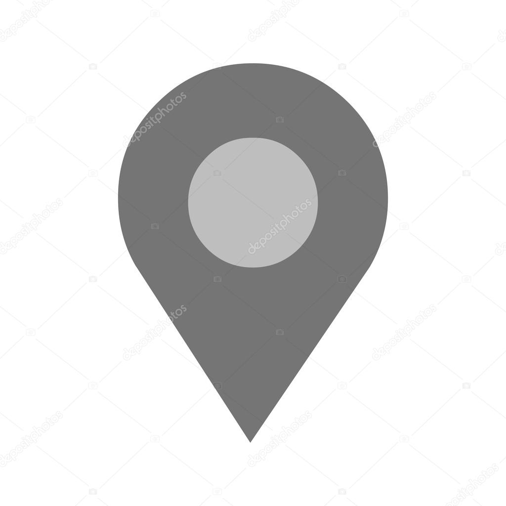 Location service, map pin icon