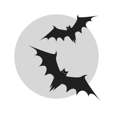Moon and Bats icon