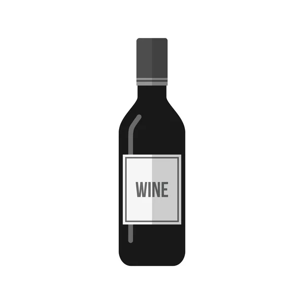 Garrafa, ícone de vinho —  Vetores de Stock