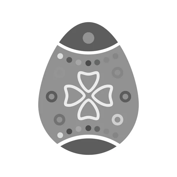 Huevo de Pascua, icono de decoración — Vector de stock