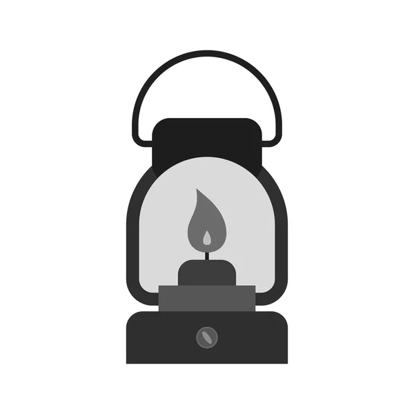 Linterna, icono de luz — Vector de stock