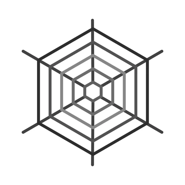 Spiderweb, cobweb icon — 스톡 벡터