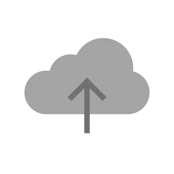 Subir, icono de nube — Archivo Imágenes Vectoriales