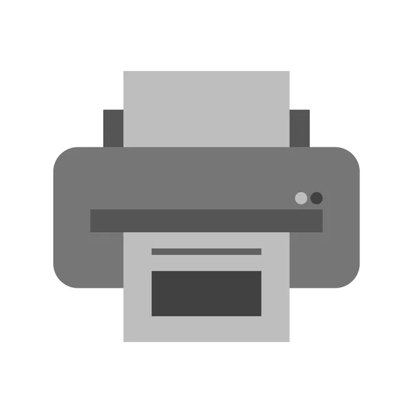 Impresora, icono de oficina — Vector de stock