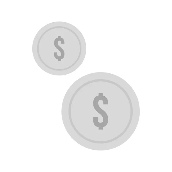 Currency, dollar icon — Stock Vector