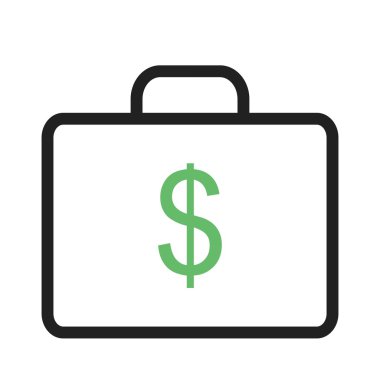 Currency Briefcase, business icon