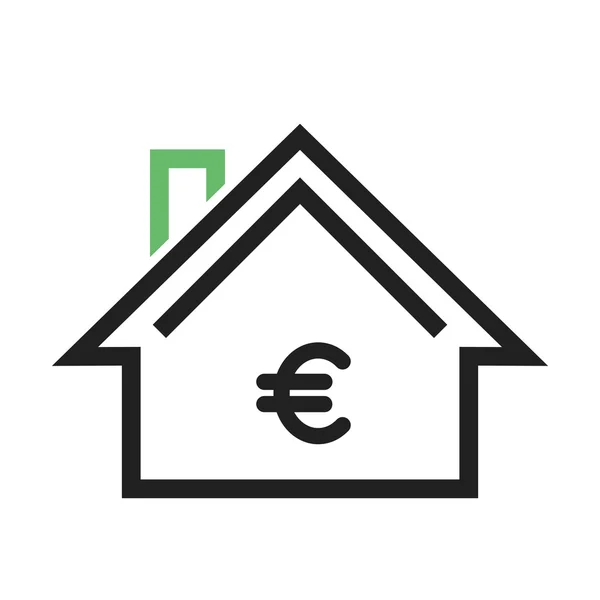 Immobilien, Haus-Symbol — Stockvektor