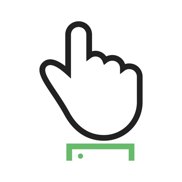 Outil à main, icône du curseur — Image vectorielle