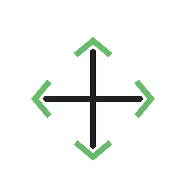 Navigation, move arrows icon — Stock vektor