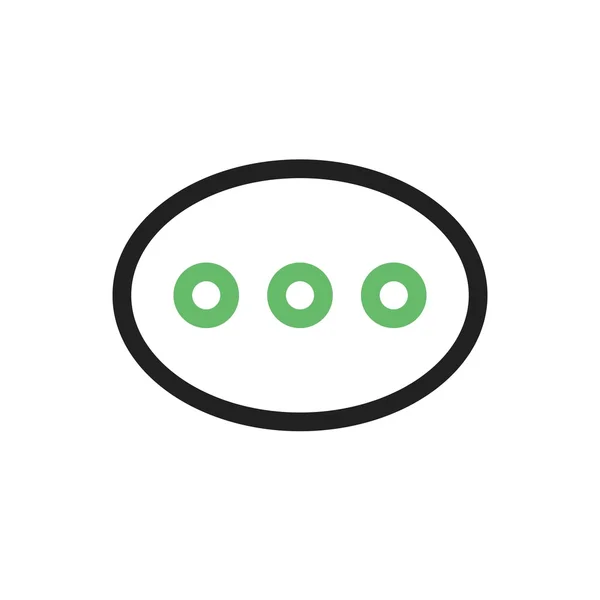 Único ícone de bolha de bate-papo —  Vetores de Stock