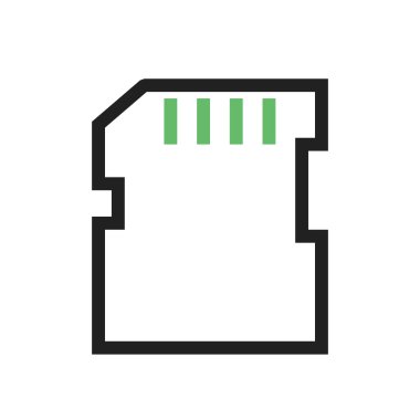 SD Card, memory icon