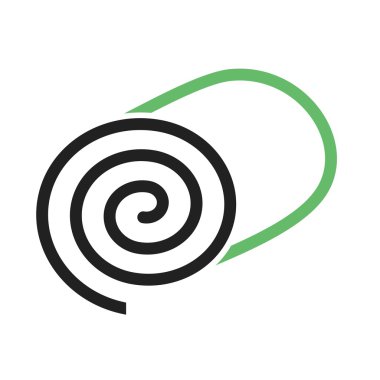 Swiss roll, dessert icon