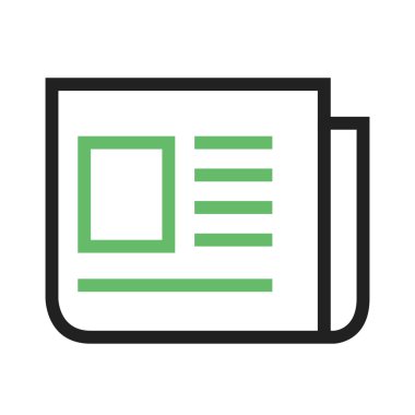 Newspaper, media icon