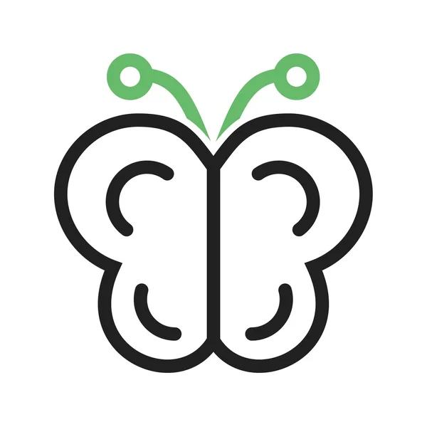 Mariposa, icono de insecto — Vector de stock