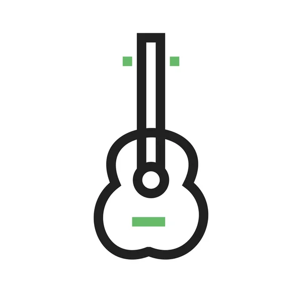 Guitarra, ícone de música — Vetor de Stock